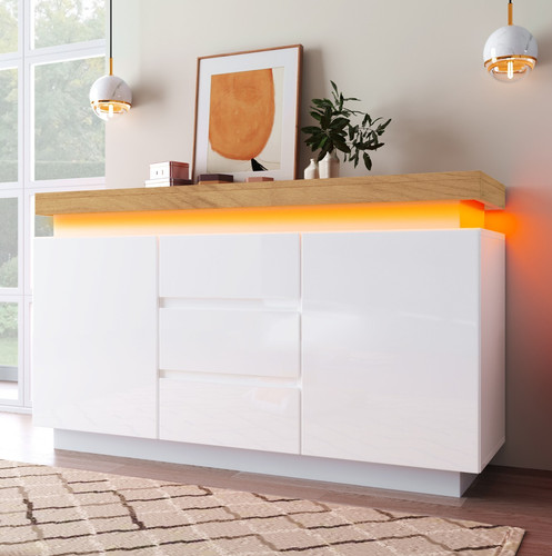Hochglanz moderner sideboard - hochglanz,