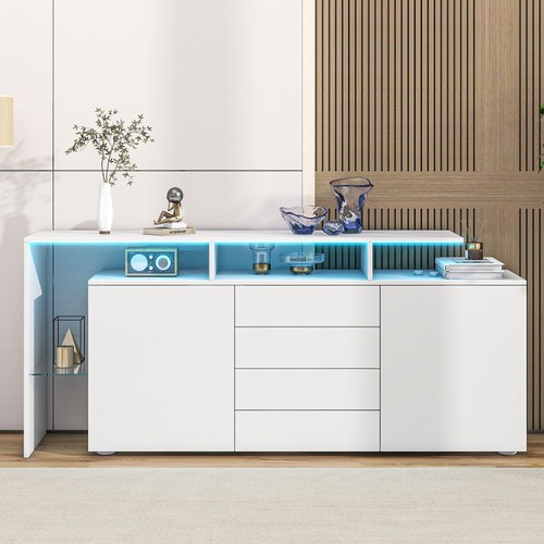 Led sideboard kommode - sideboard,