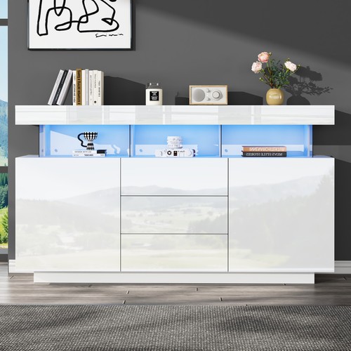 Hochglanz moderner sideboard - hochglanz,