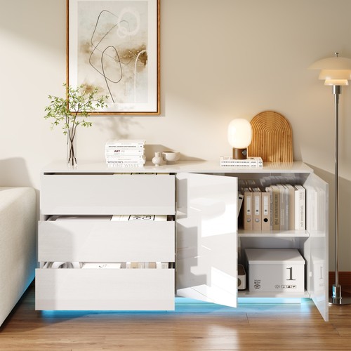 Sideboard hochglanz 160cm - sideboard,